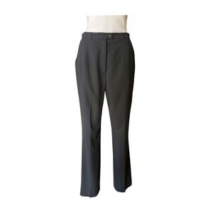 Escada Wool Blend Tailored Dress Pants Black‎ Women Size 40/US10